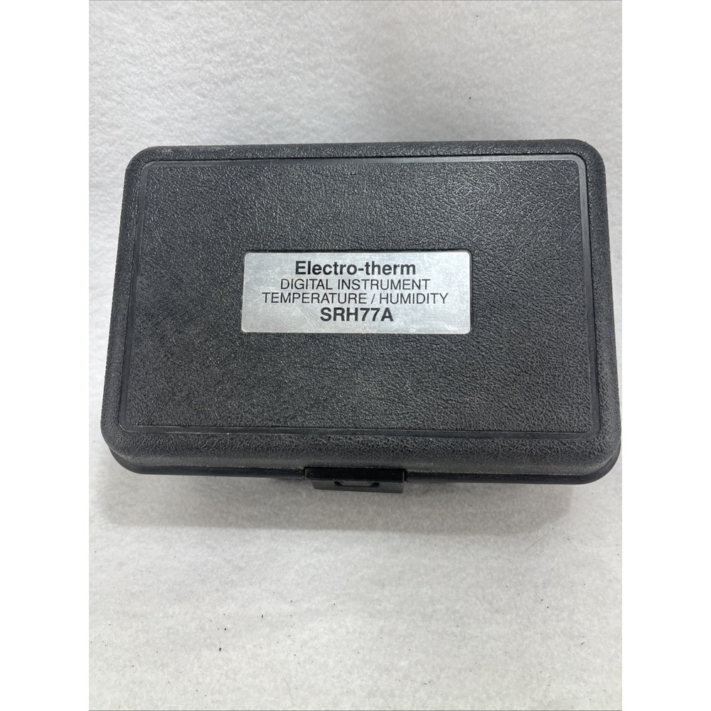 Cooper‎ Temperature/Humidity Digital Instrument SRH77A- Untested